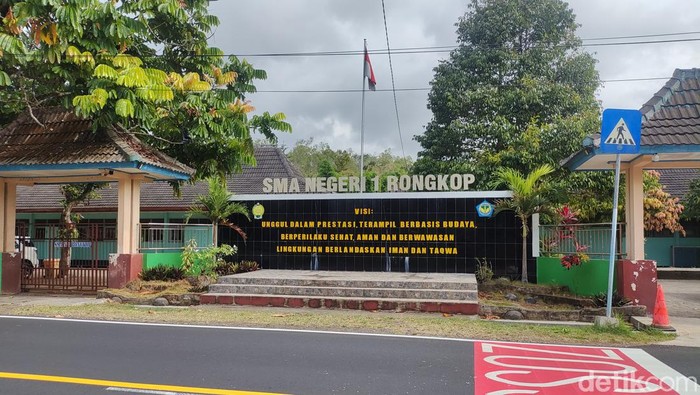 SMAN 1 Rongkop Gunungkidul pada PPDB 2024 kekurangan calon siswa baru. Foto diunggah Selasa (2/7/2024).