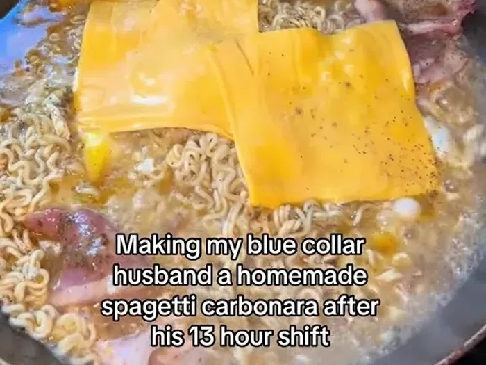 spaghetti carbonara zonk kena hujatan