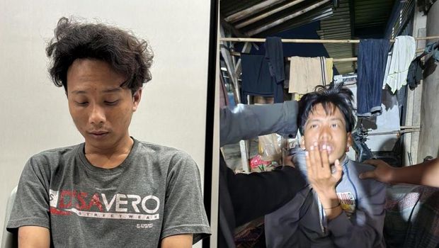 Tampang duo jambret viral di CFD Sudirman usai ditangkap polisi.