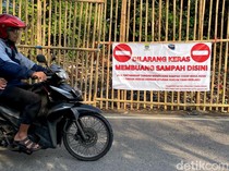 TPS Liar di Cimincrang Gedebage Ditutup Pagar Bambu!