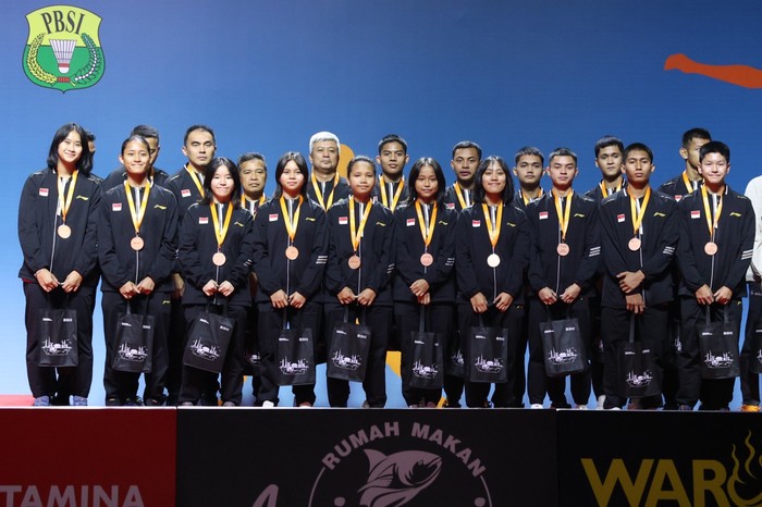 Tim Indonesia di Badminton Asia Junior Championships 2024
