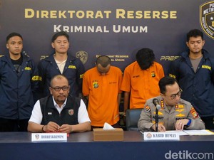 Duo Jambret CFD Sudirman Kini Menunduk Berbaju Tahanan