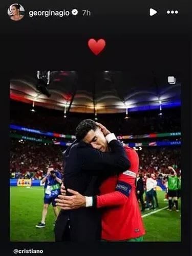 Dukungan Georgina Rodriguez untuk Cristiano Ronaldo