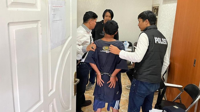 Erus, pemutilasi pria berkumis di Garut dites kejiwaan.
