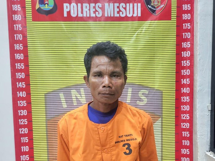 Herman pelaku pembunuhan Anggi Lestari.