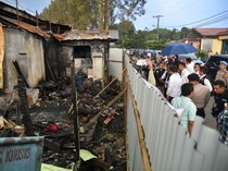 Kondisi Rumah Wartawan di Karo yang Terbakar, Sekeluarga Tewas