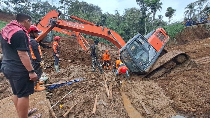 Lokasi longsor di Kesamben Kabupaten Blitar