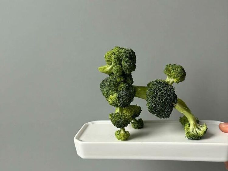 Keren! Seniman Ini Bentuk Sayuran Jadi Karakter Lucu