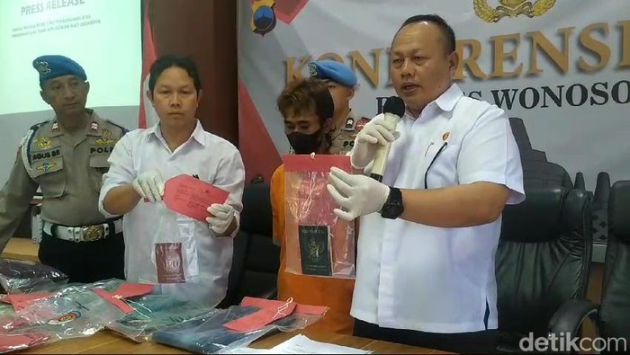 Mudiman (35), suami yang bunuh istrinya lalu dibuang ke Waduk Wadaslintang, Wonosobo.