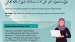 Niat Puasa Muharram Hari ke 1 sampai 10 Arab-Latin