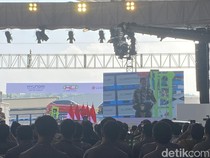 Momen Jokowi Resmikan Pabrik Baterai Mobil Listrik di Karawang