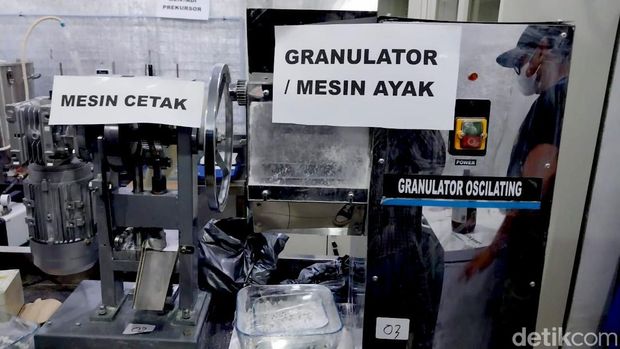 Pabrik Ganja Sintetis di Kota Malang