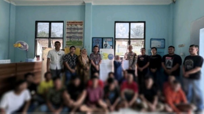 Pelaku pesta narkoba di salah satu kontrakan di Musi Rawas sata diamankan