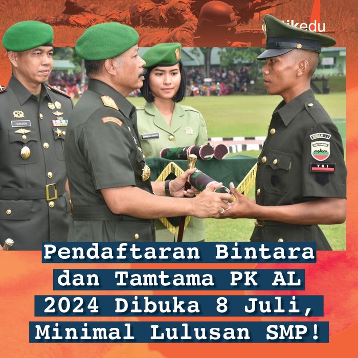 Pendaftaran Bintara dan Tamtama PK AL 2024 Dibuka 8 Juli