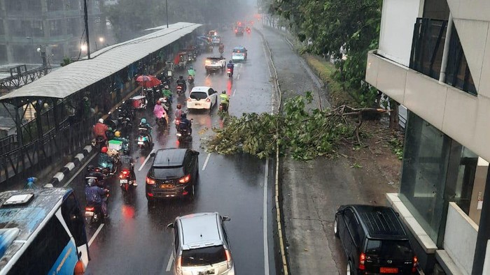 Cuaca Ekstrem di Ibu Kota: Hujan Lebat Sebabkan Kerusakan Infrastruktur di Halte Cikoko