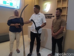 2 Remaja Diduga Gangster Bawa Sajam di Sidoarjo Jadi Tersangka