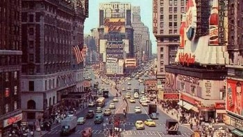 Kota New York pada 1940-an. Foto: Facebook/History, Mistery, and Wonders of the World via Bored Panda