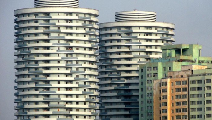Apartemen di Pyongyang Korea Utara