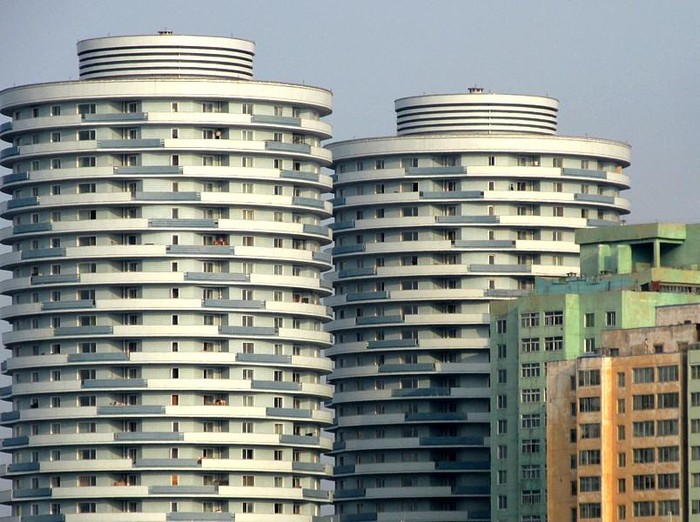 Apartemen di Pyongyang Korea Utara