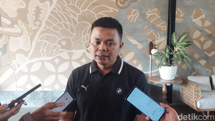 Cawalkot Cimahi dari PKS, Bagja Setiawan saat sesi wawancara