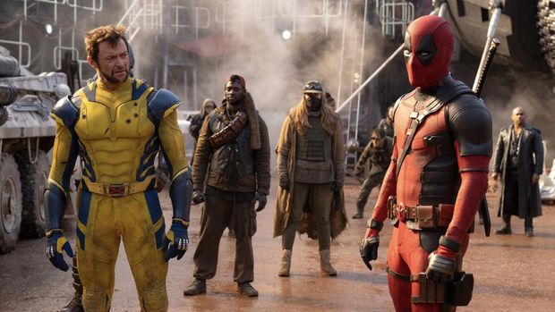 Cuplikan adegan dalam film Deadpool & Wolverine.