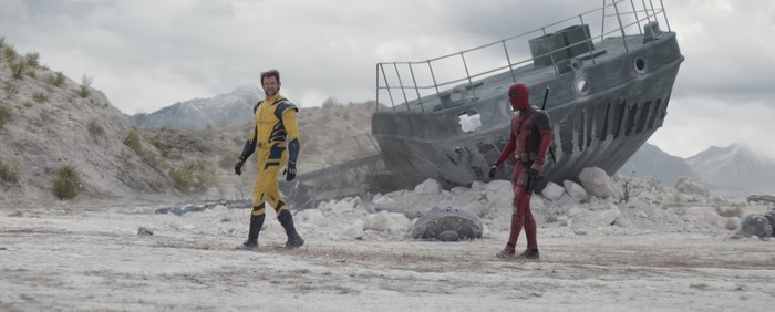 Cuplikan adegan dalam film Deadpool & Wolverine.