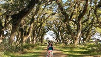Ayu juga menikmati wisata domestik. Ini fotonya saat berkunjung ke Banyuwangi. (Ayu Tingting/Instagram)