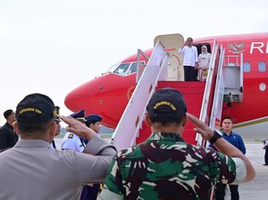 Didampingi Iriana, Jokowi Bertolak ke Sulsel Cek Bantuan Pompa Air-RSUD