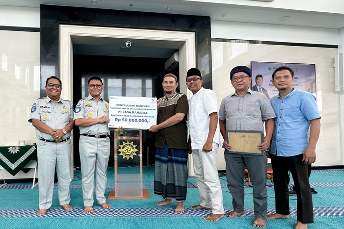 Jasa Raharja Sumbang Bantuan ke Masjid
