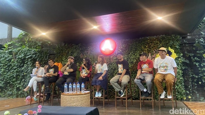 Jumpa pers Prambanan Jazz 2024 di Jogja, Kamis (4/7/2024).