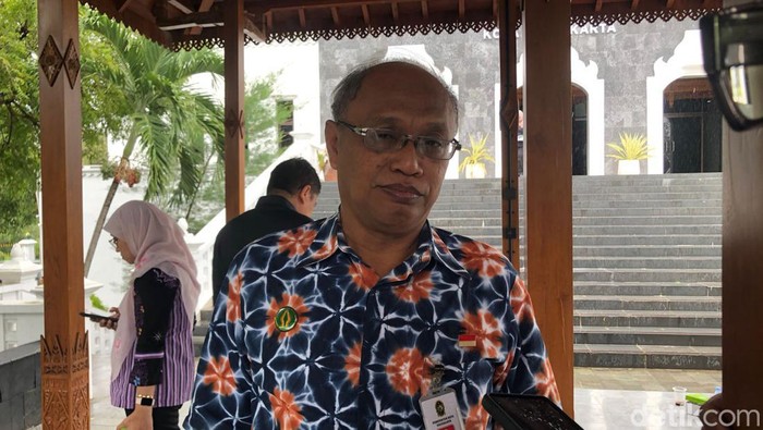 Kepala DLH Kota Jogja, Sugeng Darmanto di Gedung DPRD Kota Jogja, Kamis (4/7/2024).