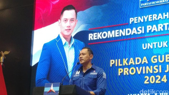 Ketua Umum Partai Demokrat, Agus Harimurti Yudhoyono atau AHY (Kurniawan F/detikcom)
