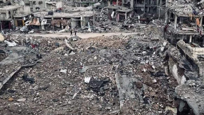 Masjid Ibn Uthman yang Hancur Reruntuhan Masjid Ibn Uthman