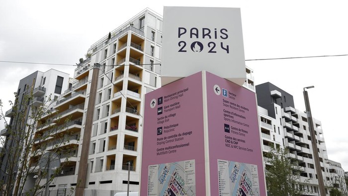 Paris 2024 Olympics - Press visit at the Olympic and Paralympic athletes Village - Saint-Denis, France - July 2, 2024 General view on the Olympic and Paralympic athletes village ahead of the Paris 2024 Olympics REUTERS/Benoit Tessier