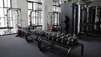 Setiap blok gedung juga disediakan area gym. (REUTERS/Benoit Tessier)
