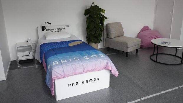 Paris 2024 Olympics - Press visit at the Olympic and Paralympic athletes' Village - Saint-Denis, France - July 2, 2024 General view of an apartment at the Olympic and Paralympic athletes village ahead of the Paris 2024 Olympics REUTERS/Benoit Tessier