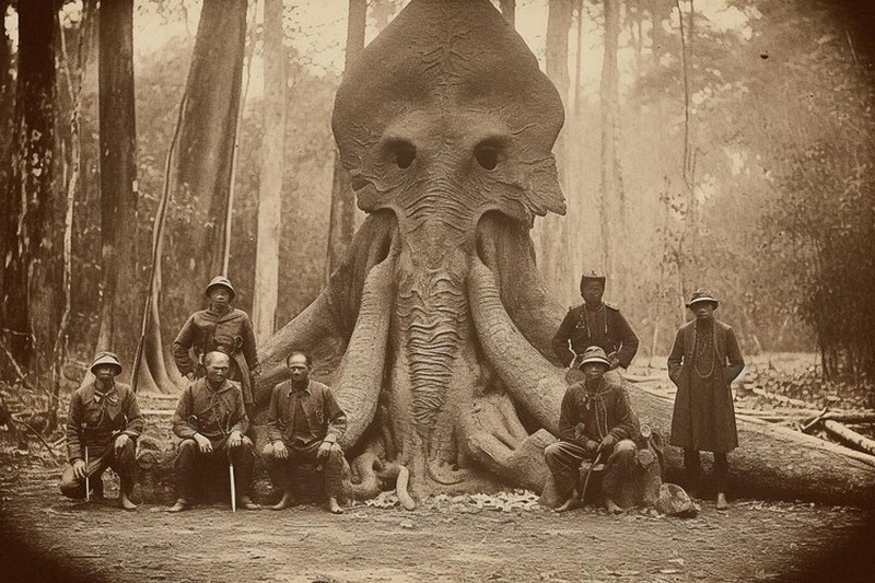 Potret Misterius Kala Bangsawan Thailand Abad ke-19 Berburu Monster