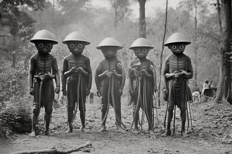 Potret Misterius Kala Bangsawan Thailand Abad ke-19 Berburu Monster