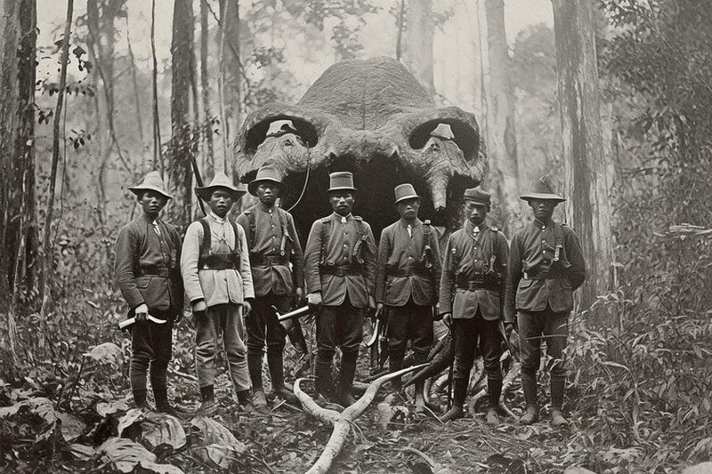 Potret Misterius Kala Bangsawan Thailand Abad ke-19 Berburu Monster