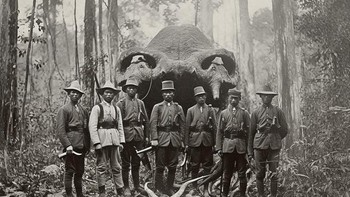 Narasi foto AI ini adalah cerita soal Pangeran Chakrabongse yang berani dan karismatik. Ceritanya mereka dipersenjatai dengan senapan terbaik dan didampingi oleh tim pelacak dan pemburu yang terampil. Ini hasil fotonya. Foto: Dautruongtoanhoc