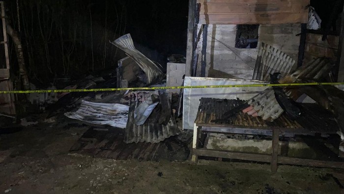 Pria di Tolitoli membakar rumah ibunya.