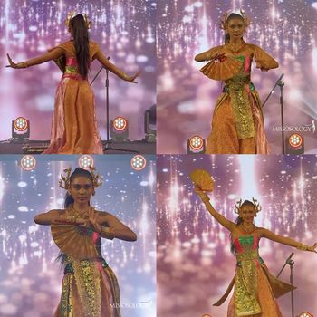 Puteri Indonesia 2024 Harashta Haifa Zahra berhasil meraih penghargaan sebagai finalis paling berbakat di kontes Miss Supranational 2024, di Nowy Sacz, Malopolska, Polandia.