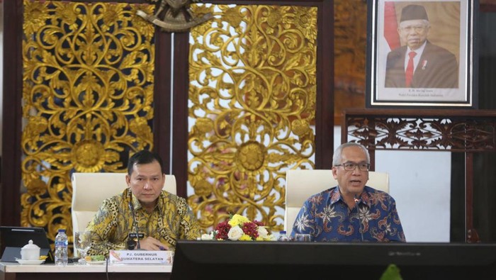 Rapat Koordinasi Pembahasan PSN di Provinsi Sumsel di Griya Agung