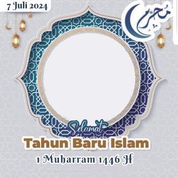 Twibbon Tahun Baru Islam 2024.