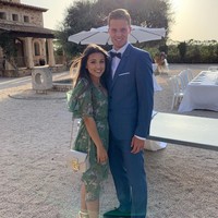 Nico Elvedi hingga saat ini belum diturunkan di laga Piala Eropa 2024. Meski demikian kekasihnya, Alexandra Crum tetap setia memberikan dukungan. Foto: Instagram