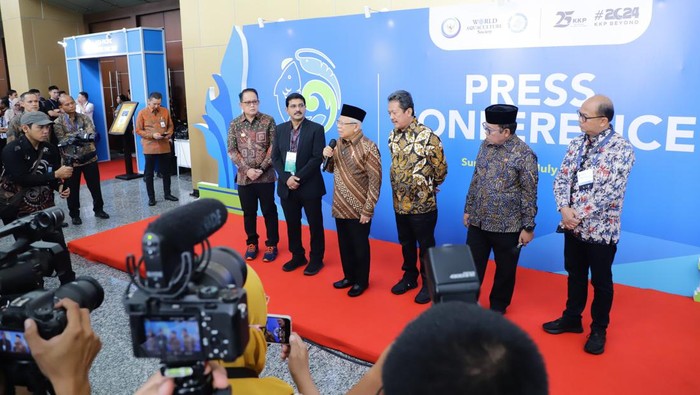 Wapres Maruf Amin di Surabaya
