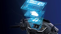 Nilai jual lain dari Cygnus Gryphus baru terletak pada teknologinya yang canggih. Motor tersebut sudah dibekali pencahayaan full LED, layar TFT 4,3 inch yang bisa terhubung ke ponsel melalui fitur Y-connect dan USB 3.0 untuk mengisi daya ponsel. Foto: Doc. Yamaha Taiwan.