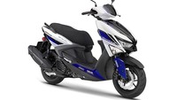 Yamaha Cygnus Gryphus baru sudah mulai dipasarkan di Taiwan. Konsumen setempat yang berminat harus menyiapkan mahar NT$88.300 atau sekira Rp 44,4 jutaan. Nominal tersebut agaknya cukup mahal untuk motor matik sekelas 125cc. Foto: Doc. Yamaha Taiwan.