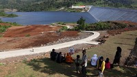 Bendungan ini dibangun sejak 2017 dan menghabiskan anggaran sebesar Rp 1,6 triliun.