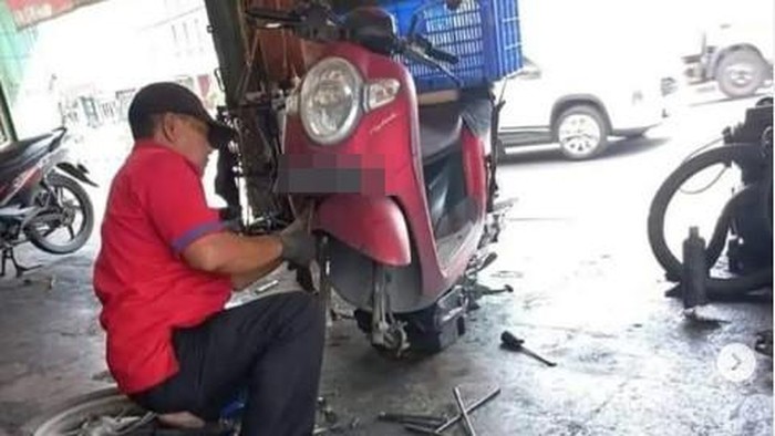 Bengkel motor di Sidoarjo yang viral diduga getok harga. Jasa servis sampai Rp 250 ribu.